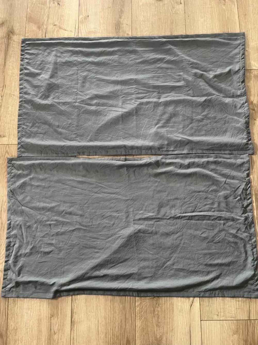 Soft Gray Pillowcase Pair – Neutral Bedding Essentials